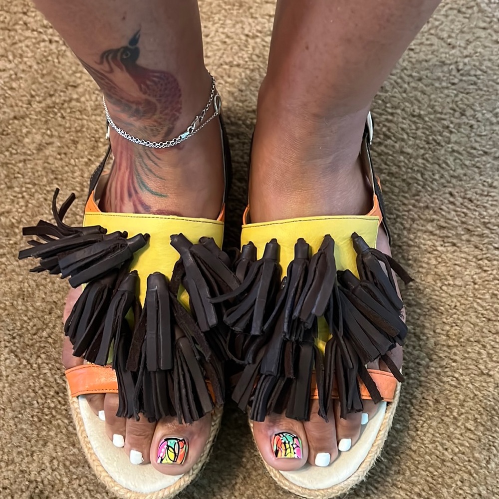 Susana Traca Espadrille Sandals with Tassels